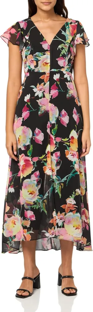 Adrianna Papell Women's Floral Printed Jumpsuit
