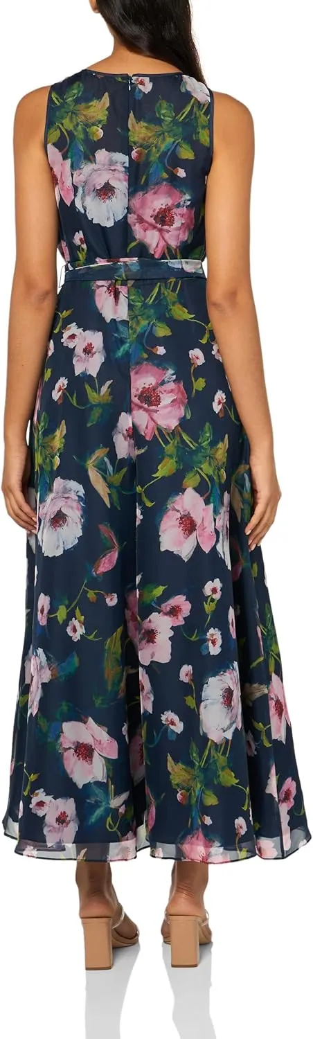 Adrianna Papell womens Printed Jumpsuit