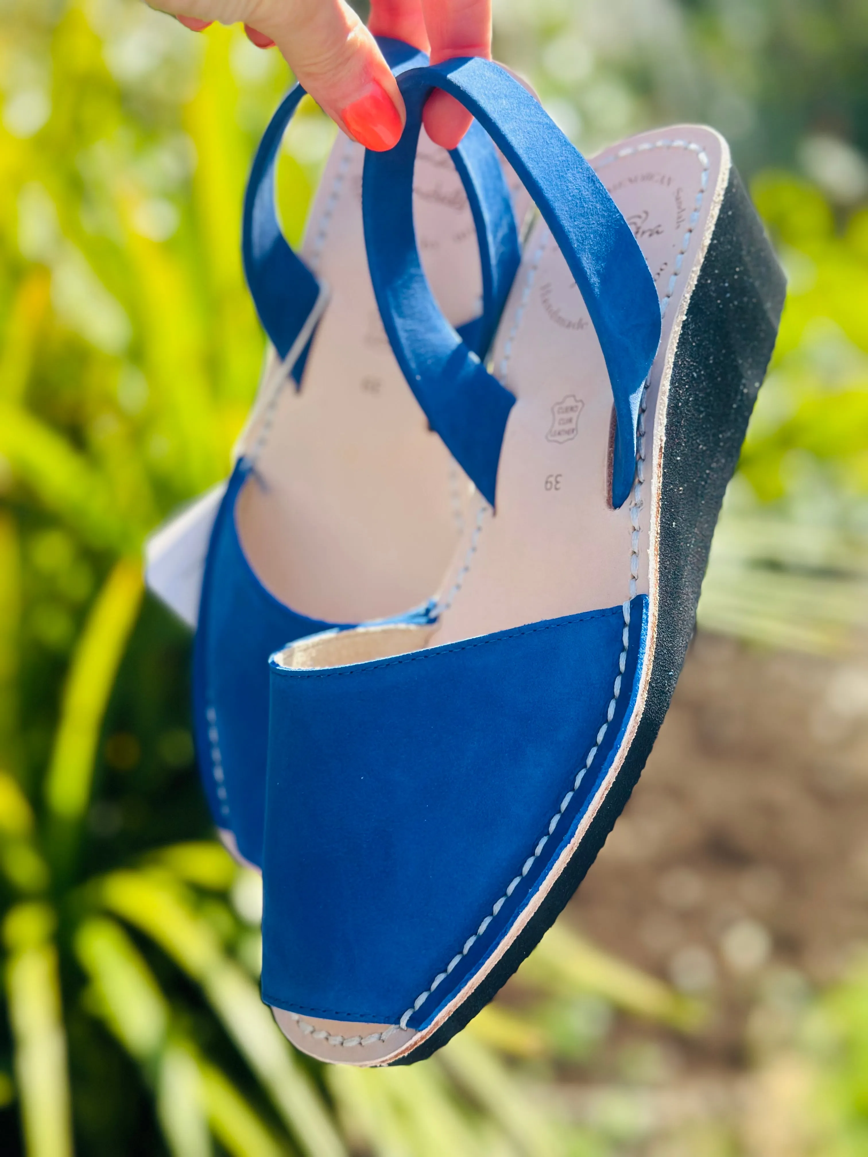 Azulon Blue Low Wedge