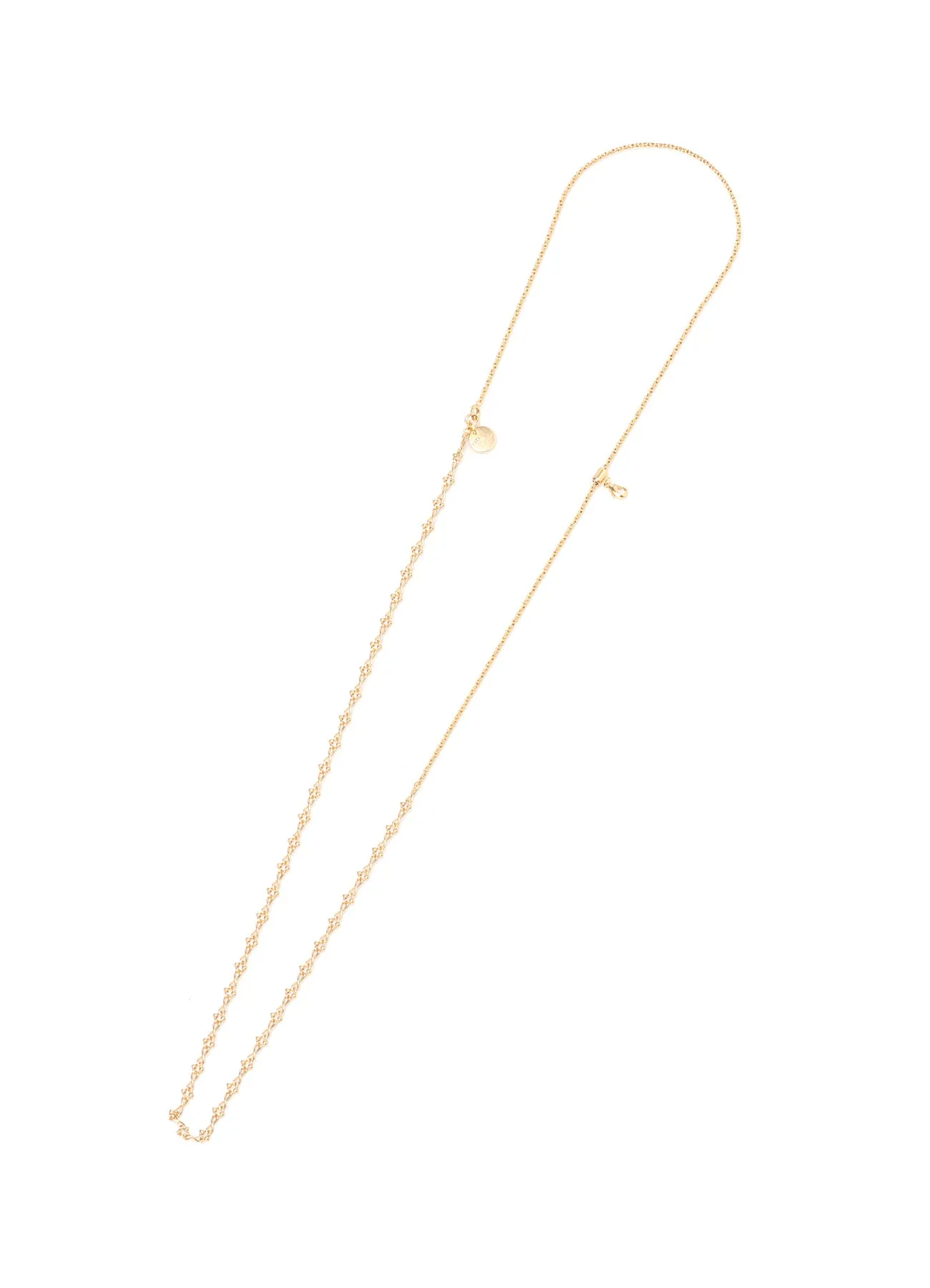 BRASS COMBINATION CHAIN NECKLACE