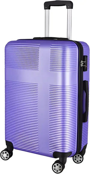 Carry on Luggage 22x14x9 Airline Approved,20 Inch Hardshell Carry on Suitcase with Wheels,Lavender Purple