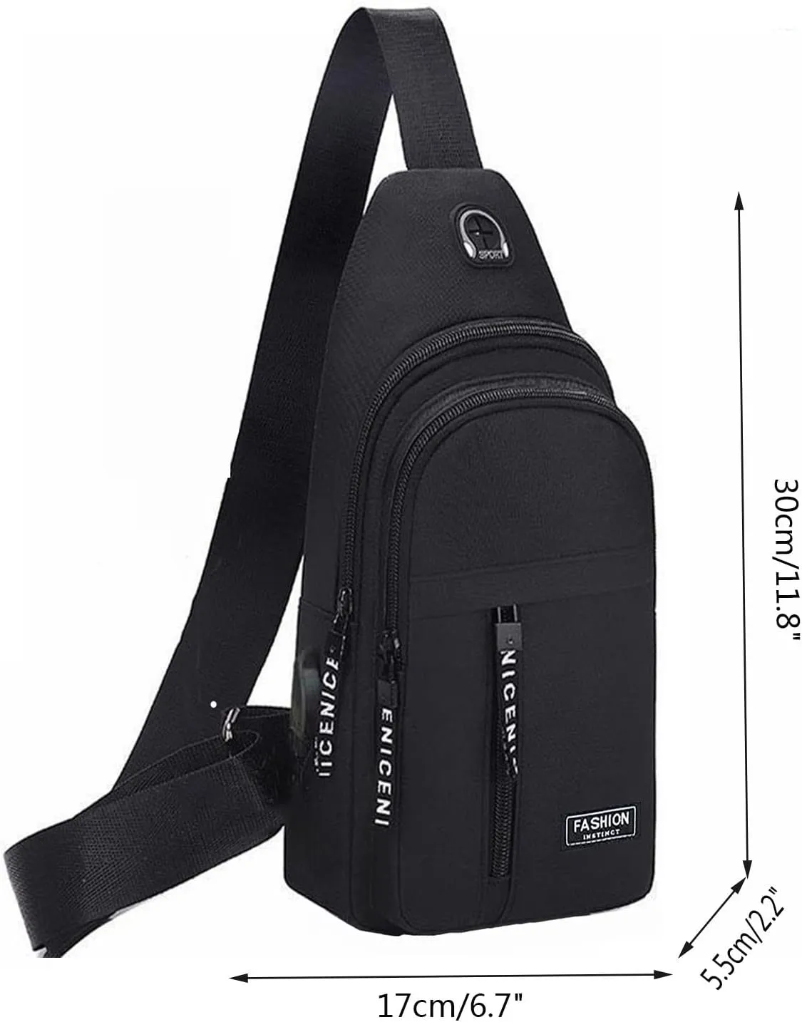 Crossbody Fanny Pack for Men&Women Casual Canvas Vest Genuine Sheepskin And Cowhide Leather Vest Motorcycle Biker