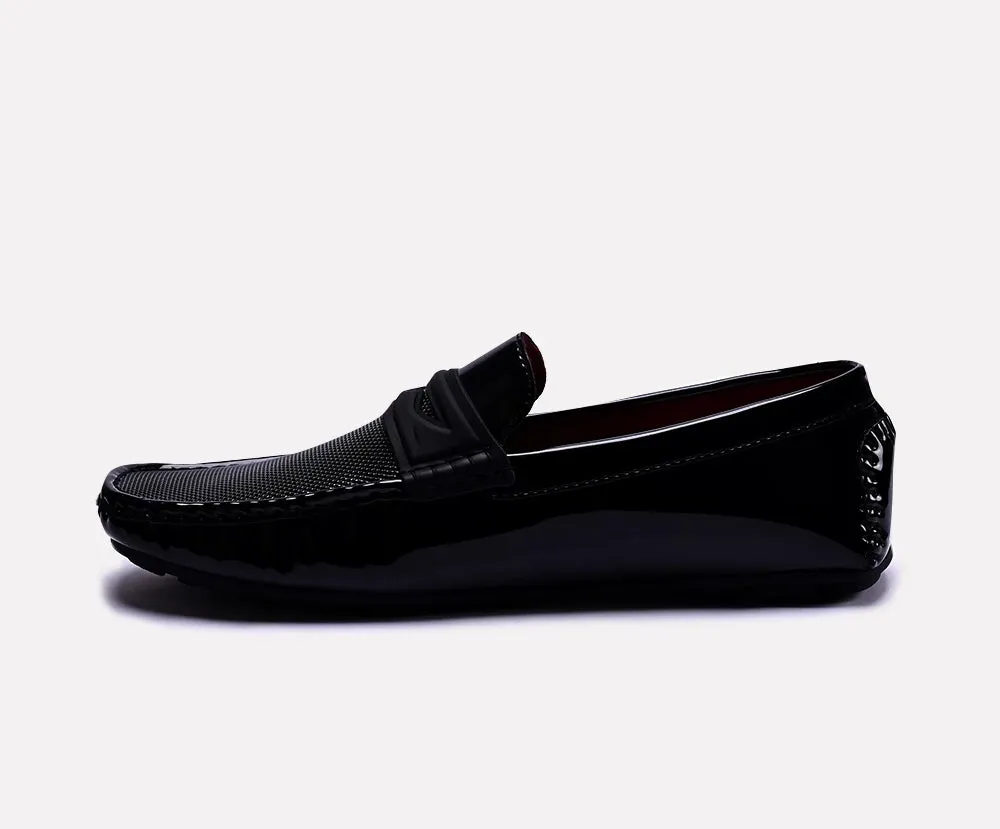 Durbin Black Penny Loafers 0130793