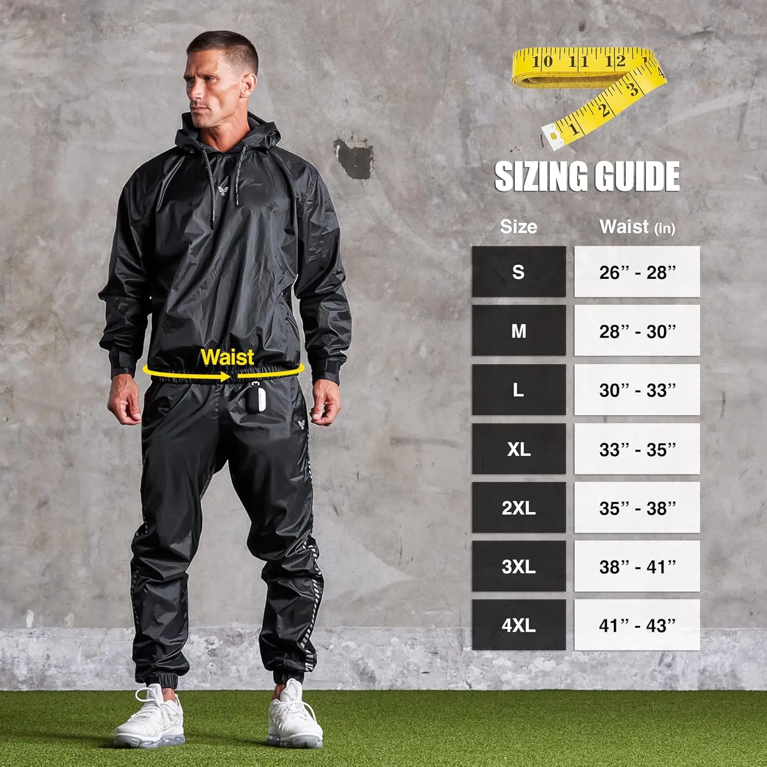 Elite Sports Sauna Suit for Weight Loss Men & Women Boxing MMA Wrestlers Gym Sweat Hoodie Sauna Suits Wrap Full Body Workout