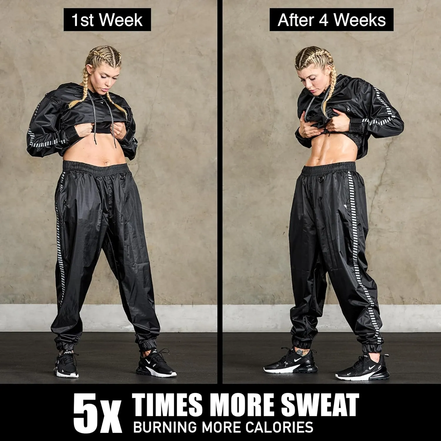 Elite Sports Sauna Suit for Weight Loss Men & Women Boxing MMA Wrestlers Gym Sweat Hoodie Sauna Suits Wrap Full Body Workout