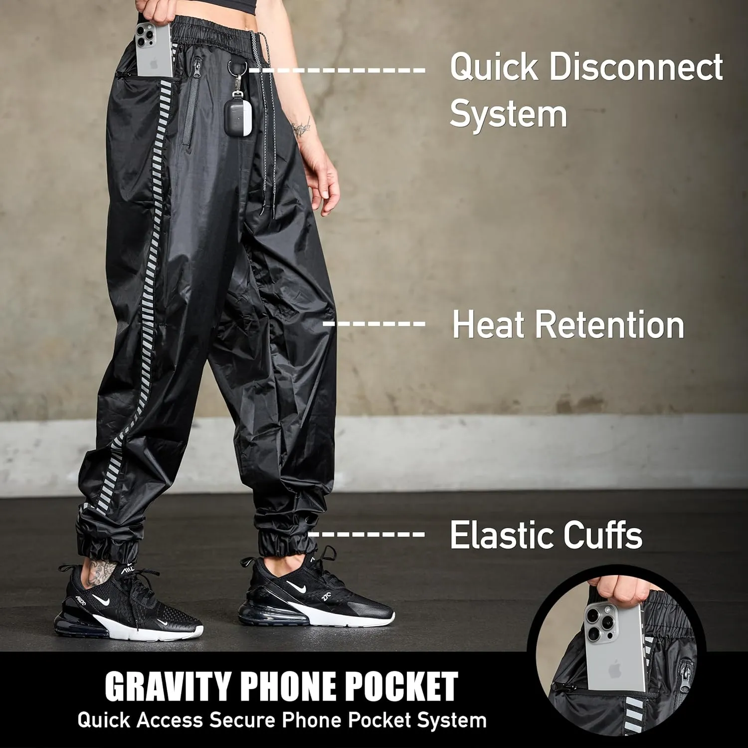 Elite Sports Sauna Suit for Weight Loss Men & Women Boxing MMA Wrestlers Gym Sweat Hoodie Sauna Suits Wrap Full Body Workout