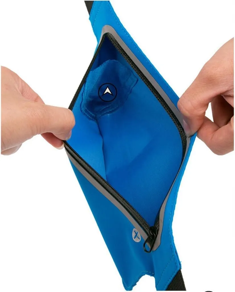 FMURY Running Bag Outdoor Sports Waist Bag Waterproof and Close Fitting Men's and Women's Marathon Waistband