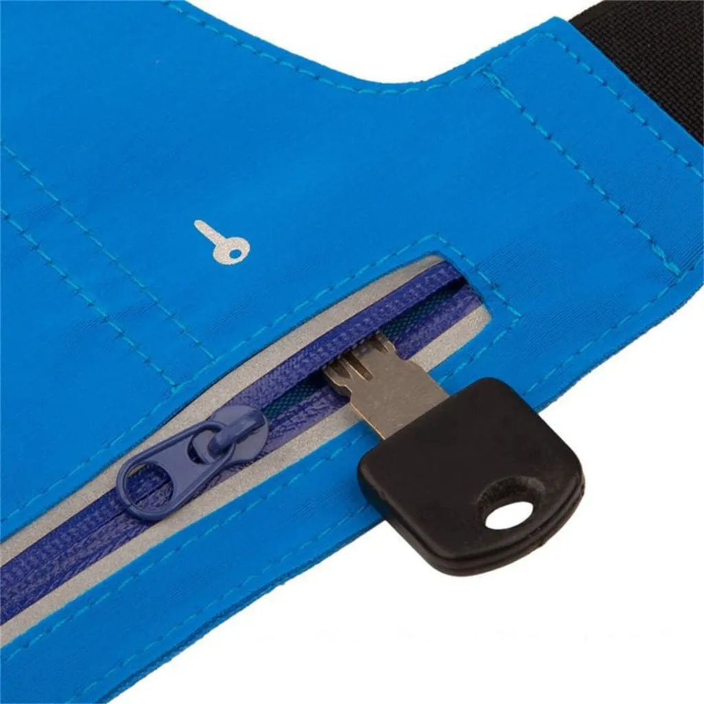 FMURY Running Bag Outdoor Sports Waist Bag Waterproof and Close Fitting Men's and Women's Marathon Waistband
