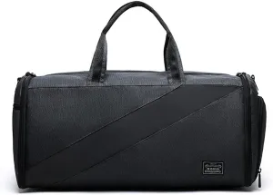 Garment Bag for Business Travel Convertible Suit Bag Travel Duffel Bag Carry on Garment Bag 2 in 1 Weekender Bag for Men (Black)