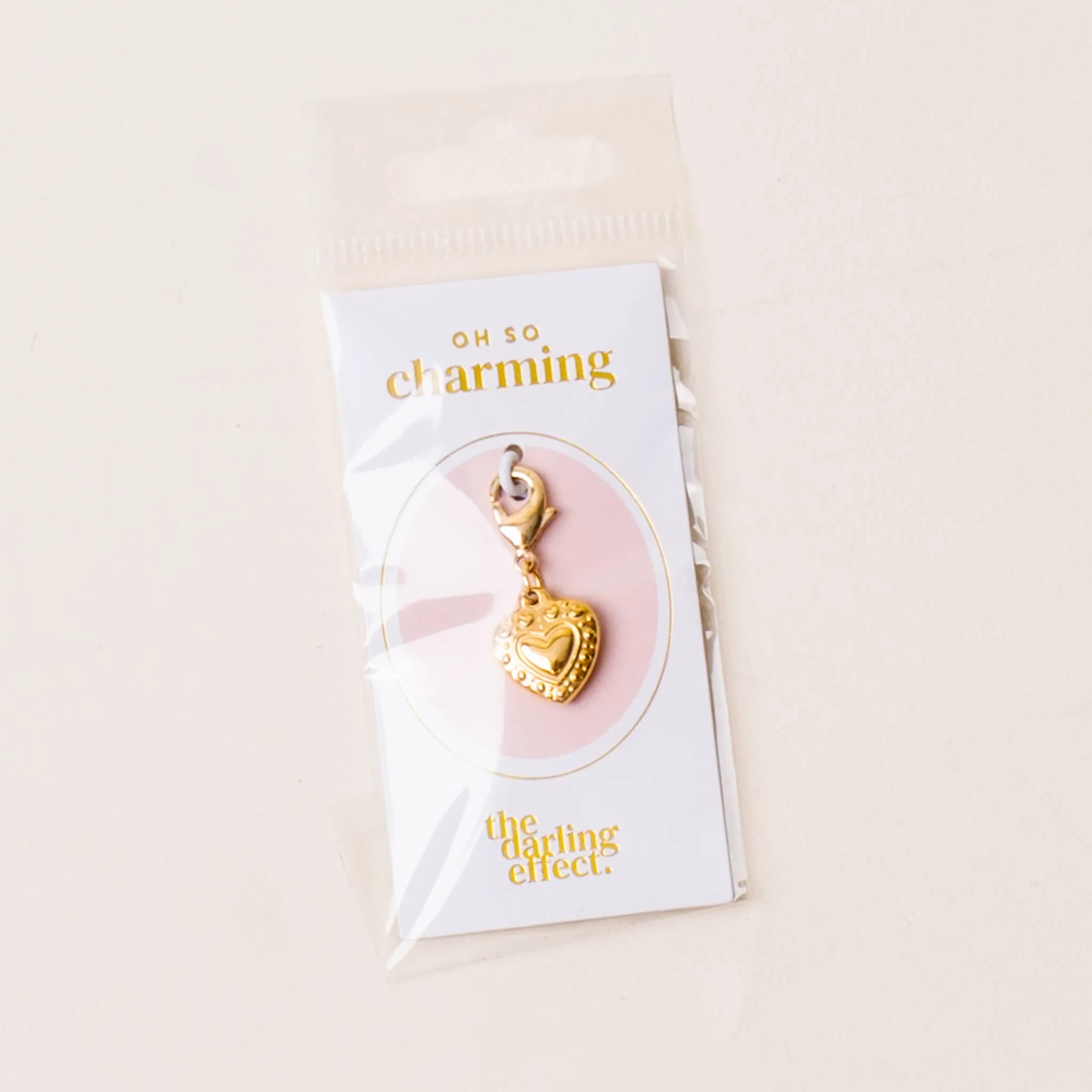 Heart Jewelry Charm With Clip