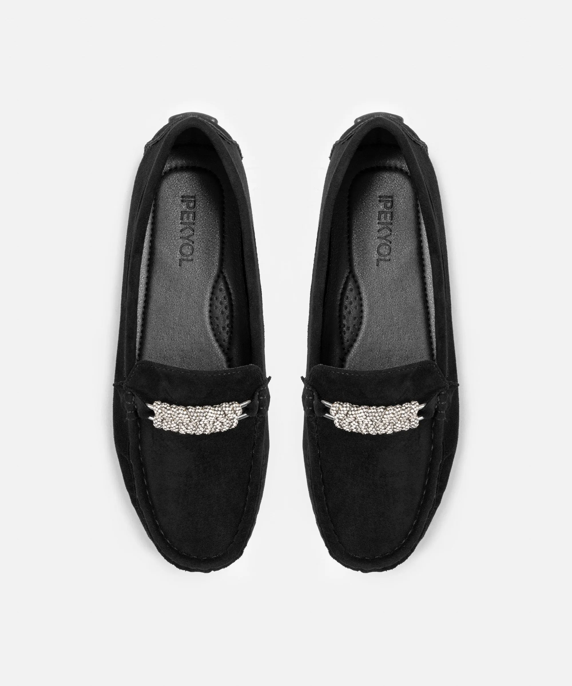 Ipekyol Crystal Stone Loafer Black