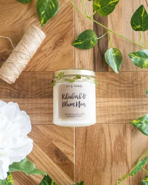 Ivy   Twin Rhubarb and Plum Noir Candle