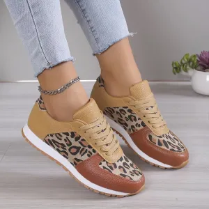Kim  Damen-Sneaker mit Leopardenmuster
