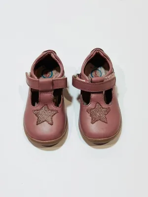 Leather dusty pink Mary-Janes - Size EU22