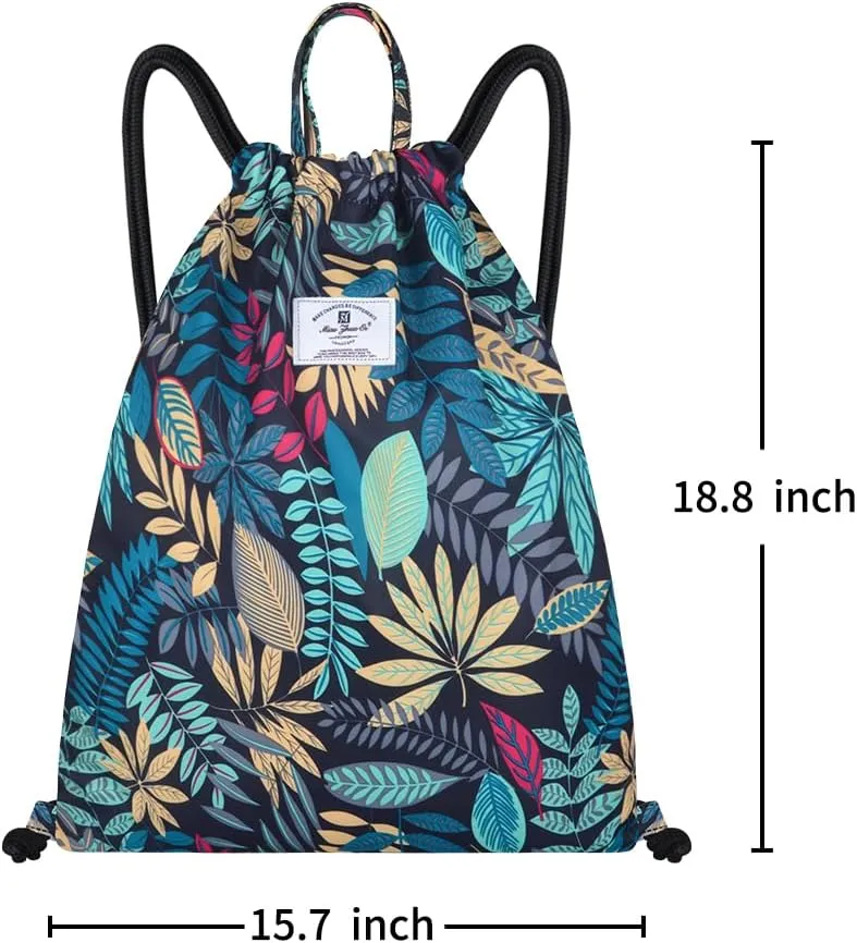 Men and women Drawstring backpack, drawstring bag, sports gym bag