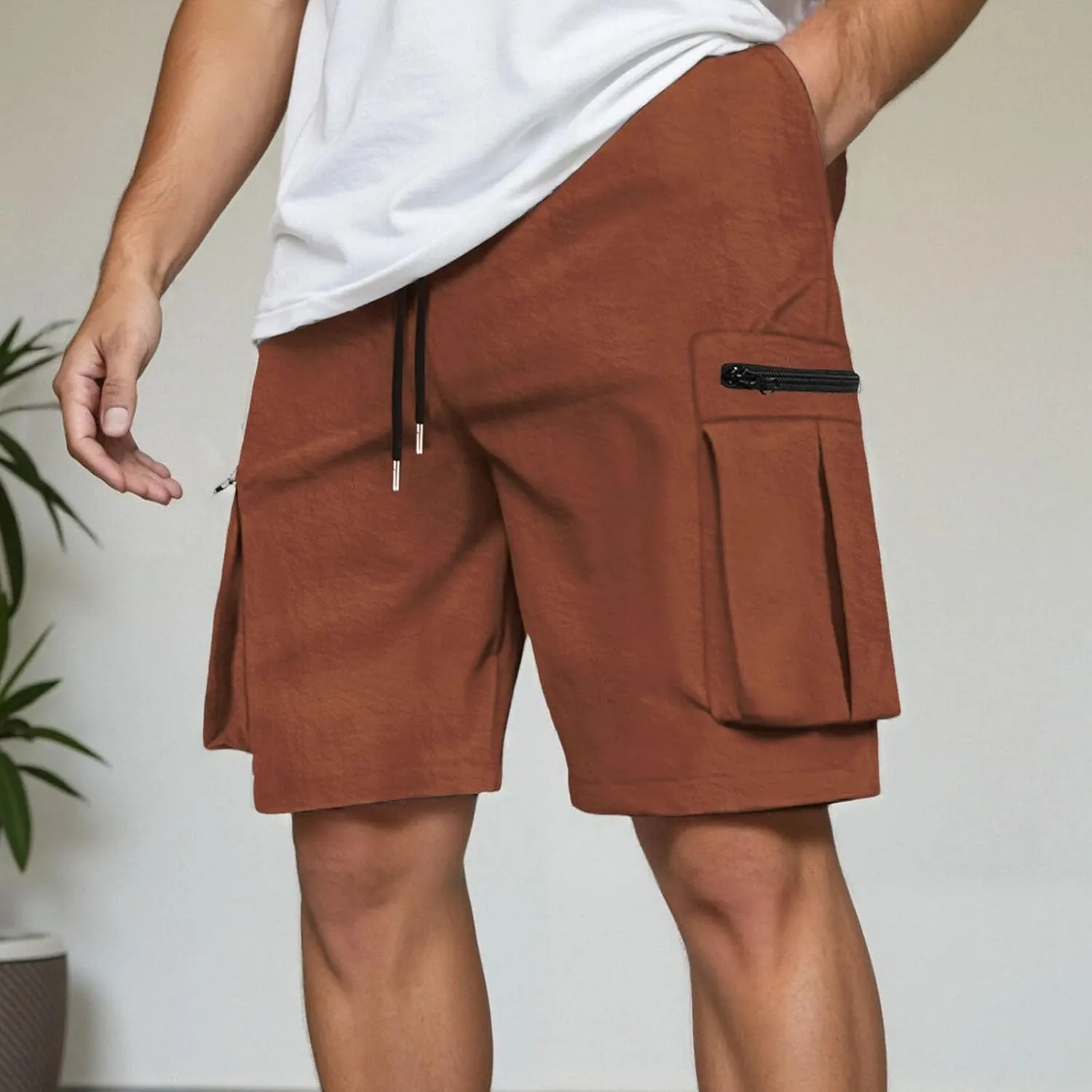 Men's Dress Pants Linen Working Beach Joggers Swim Shorts Skinny Big and Tall with Pockets Regular Fit Wide Leg Casual