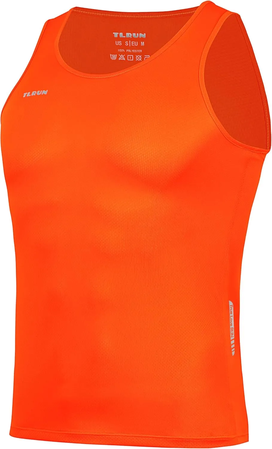 Men's Running Tank Top Ultra Lightweight Marathon Singlet Shirts Dry Fit Workout Sleeveless T-Shirt
