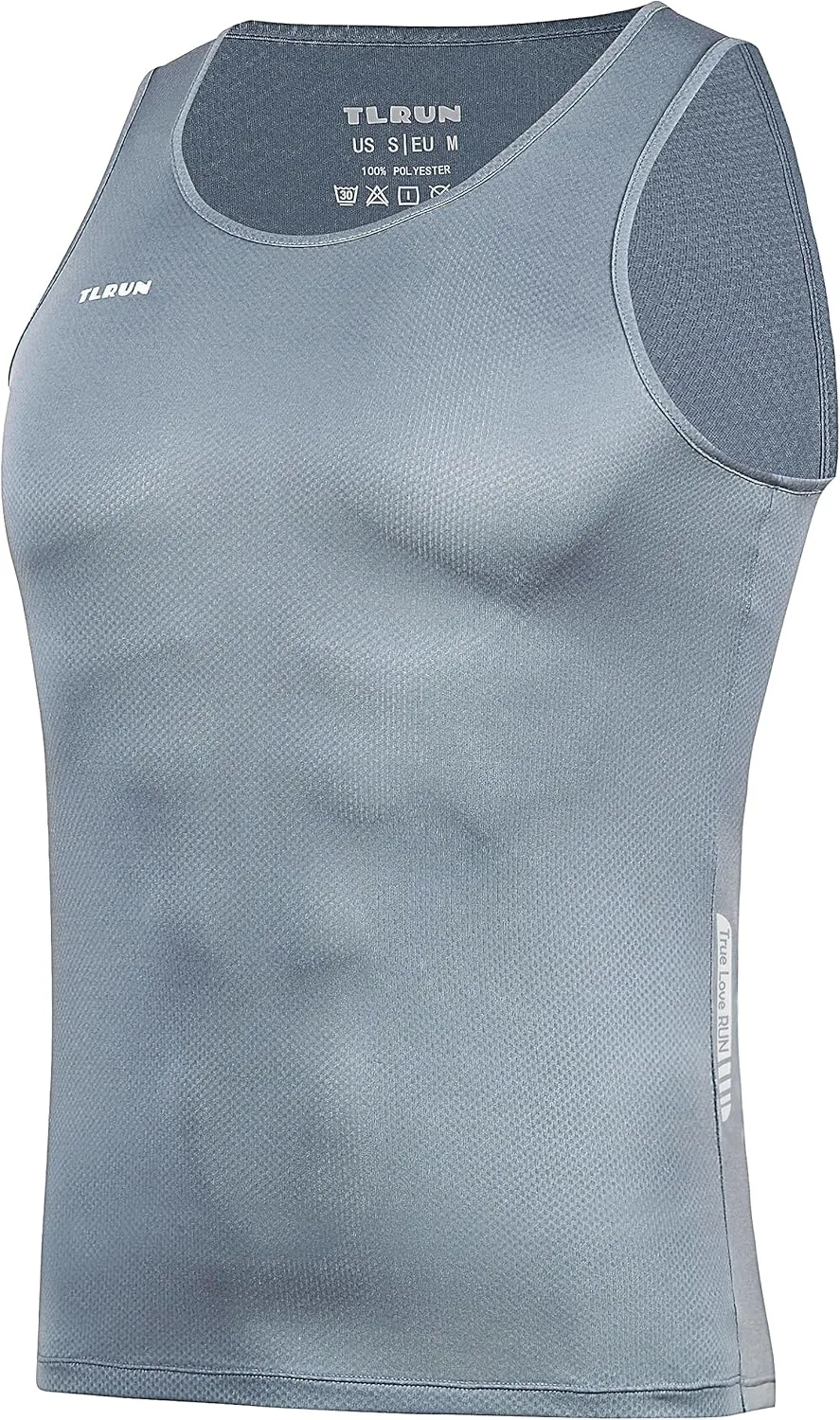 Men's Running Tank Top Ultra Lightweight Marathon Singlet Shirts Dry Fit Workout Sleeveless T-Shirt