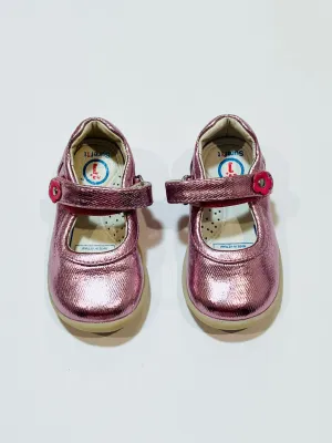 Metallic pink Mary-Janes - Size EU21