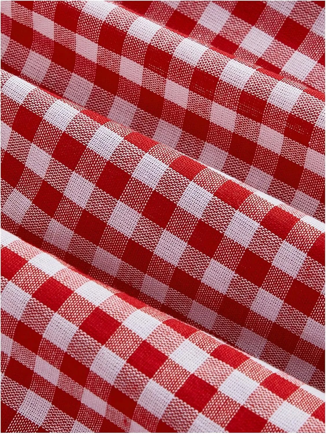Milumia Women's Gingham Bow Knot Dress Sweetheart Neck Sleeveless A Line Short Dresses