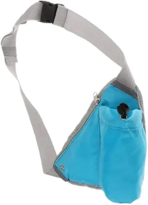 Multi-use Sports Running Triangle Waist Bag Bum Fanny Pack Hiking Cycling Jogging Belt Water Bottle Pocket Shoulder Chest Bag (Color : D) (A)