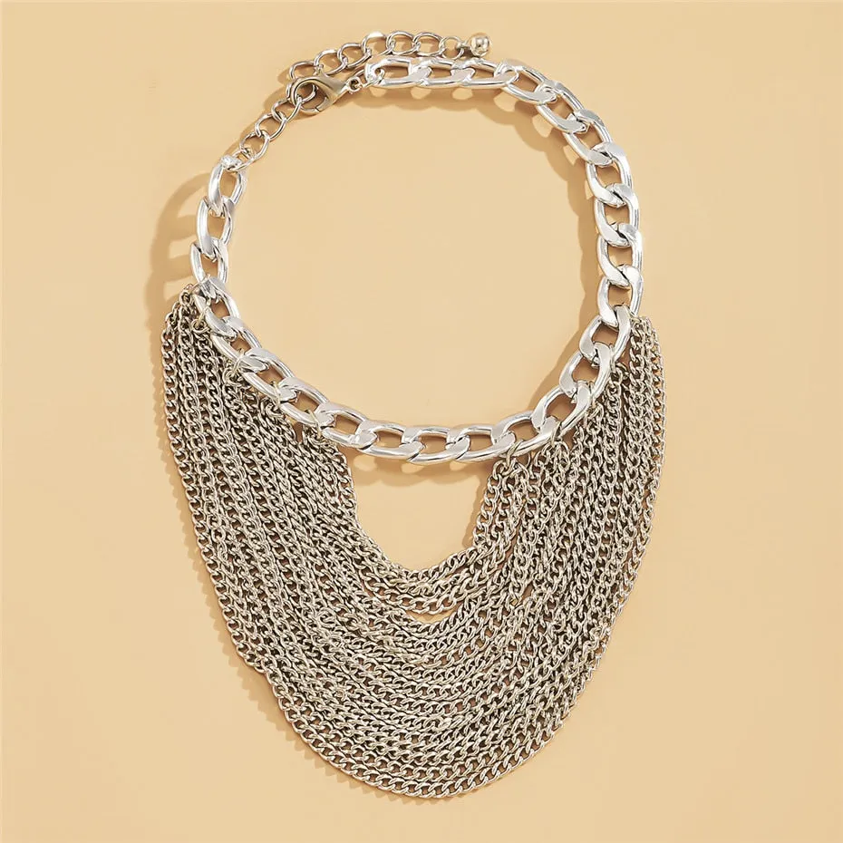 Multilayer Chain High Heel Shoe anklet