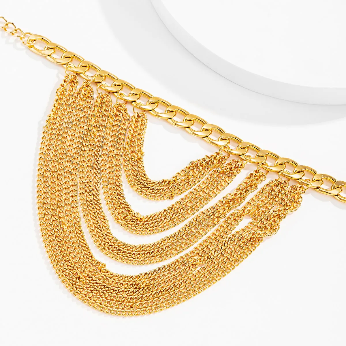 Multilayer Chain High Heel Shoe anklet