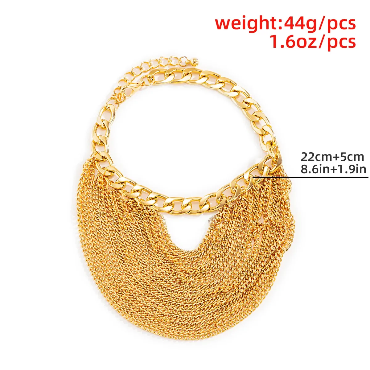 Multilayer Chain High Heel Shoe anklet
