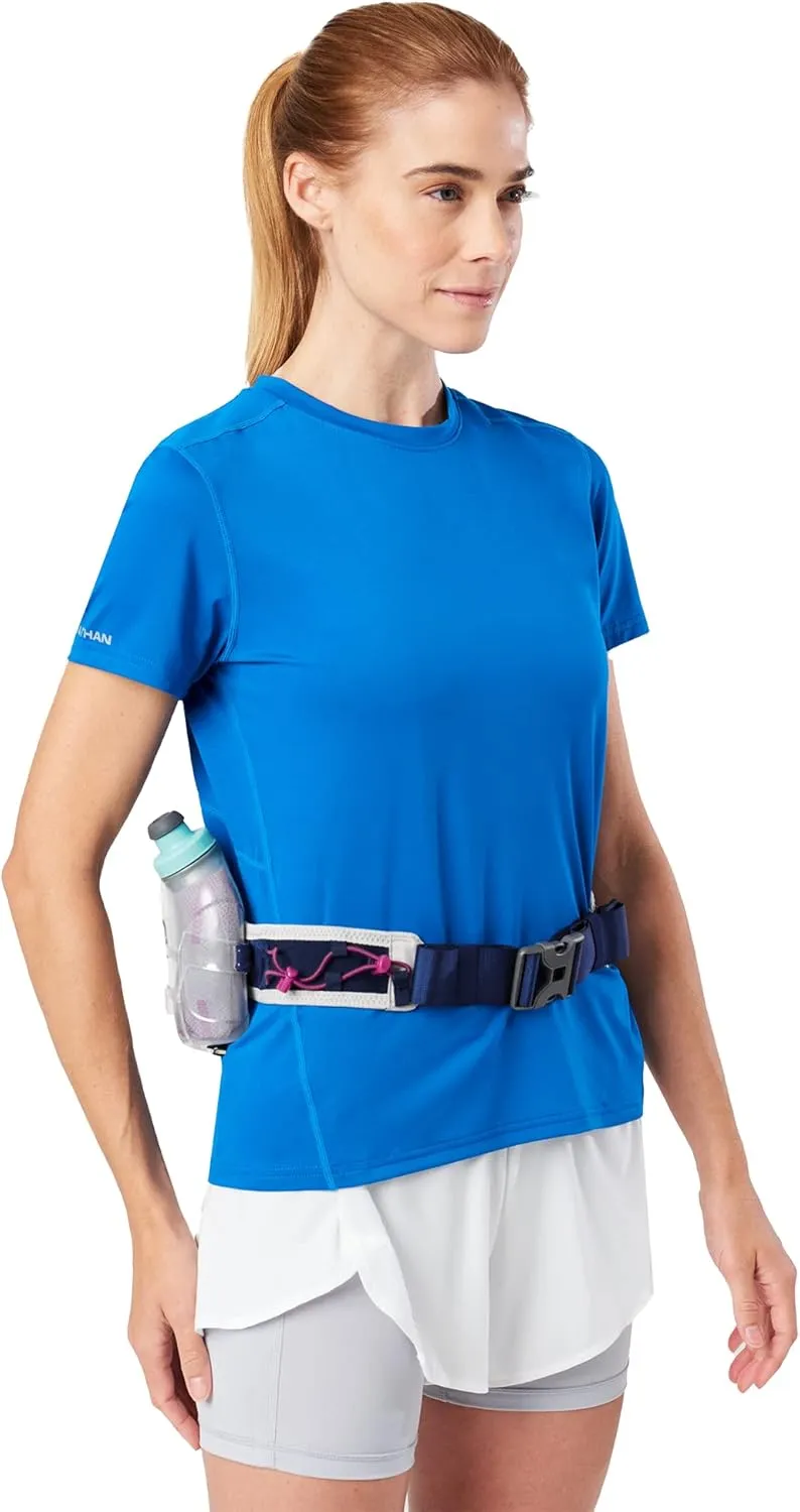 Nathan Hydration Running Belt with Flasks and Storage Pockets. Trail Mix Plus.
