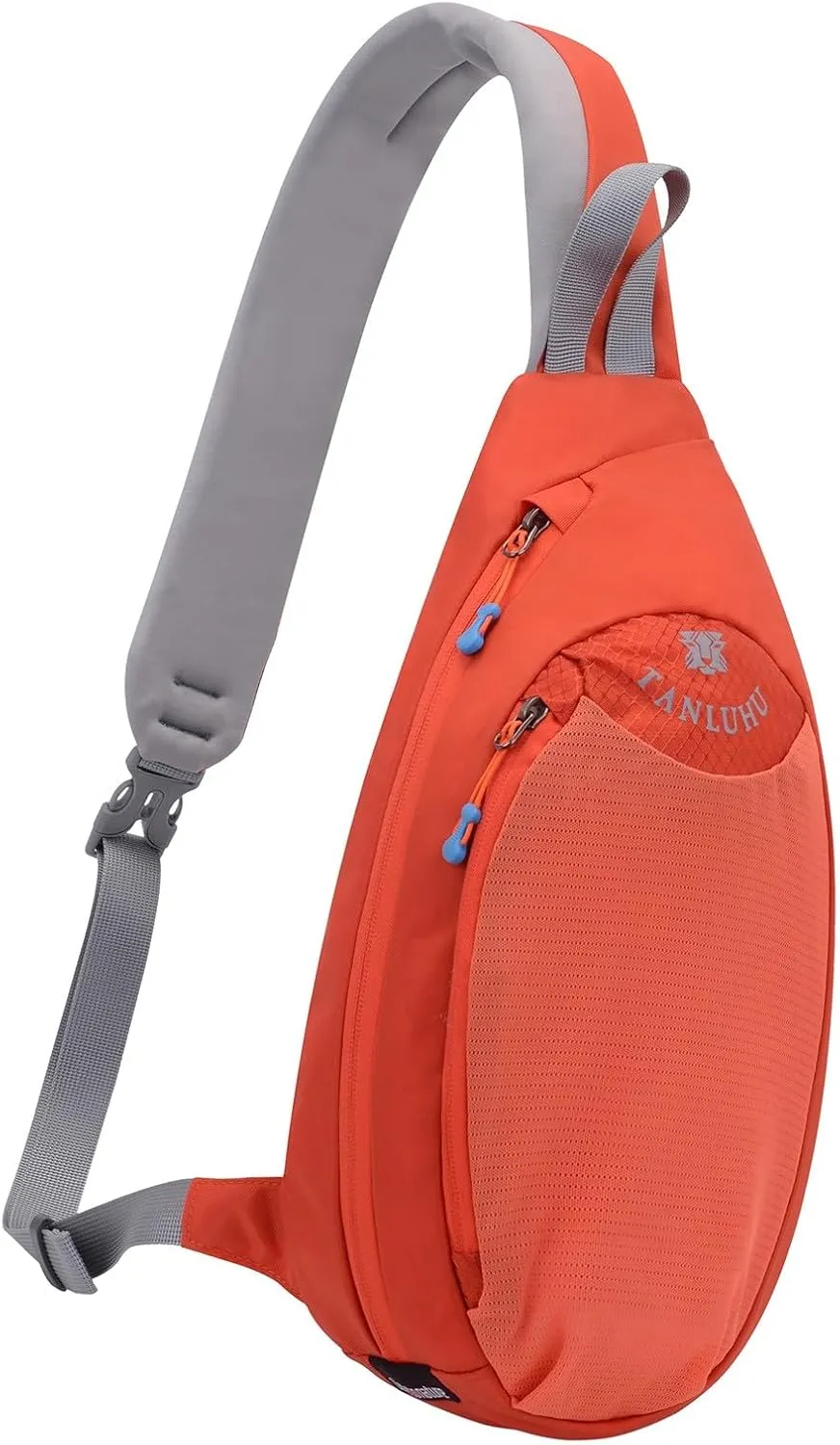 over Shoulder Bag Women Or Man Simple Casual Chest Bag Lightweight Crossbody Bags With Zipper Portable One (G, One Size)
