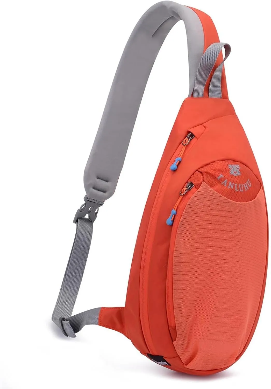 over Shoulder Bag Women Or Man Simple Casual Chest Bag Lightweight Crossbody Bags With Zipper Portable One (G, One Size)