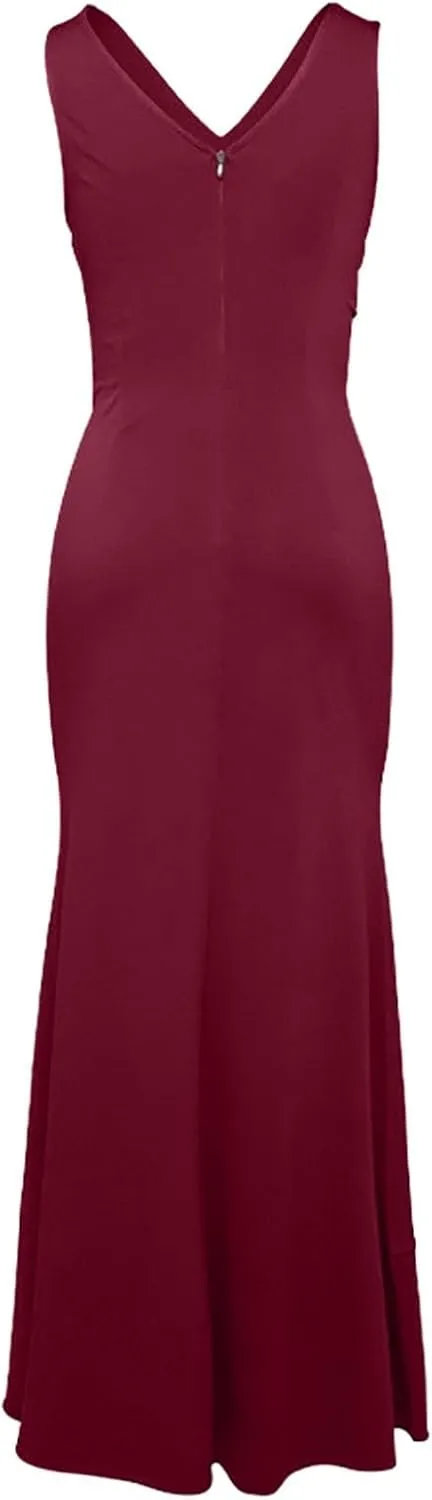 Plus Size Dresses for Curvy Women Tank Dress Basic Sleeveless V Neck Long Maxi Dresses Party Club Flowy Sundresses