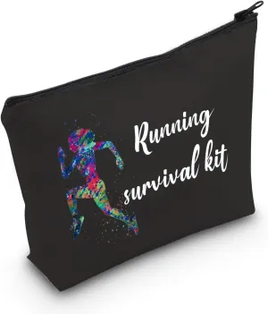 POFULL Running Gifts for Her - Survival Kit with Cosmetic Bag for Runners