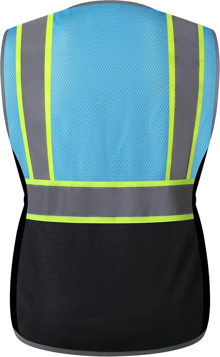 Safety Vest For Women,High Visibility Reflective Vest With Multi Pockets And Zipper,Work Vest For Lady