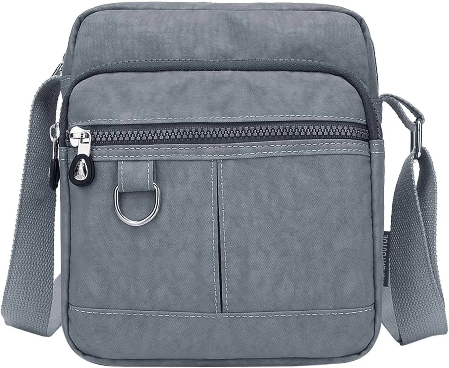Shoulder Bags for Men Casual Nylon Purse Handbag Crossbody Bags Shoulder Bag Handbag For Women Small (Grey, One Size)