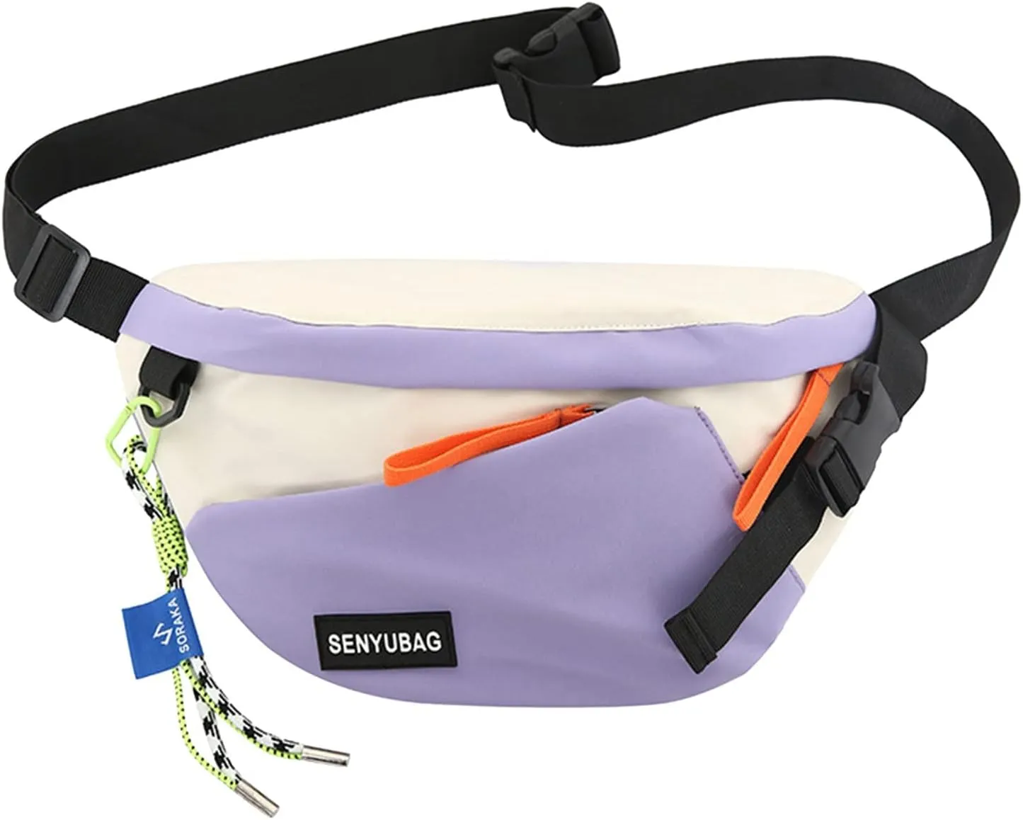 Shoulder Bags Men And Women Fashion Trend Capacity Messenger Bag Simple Casual Camping Bags Shoulder (Purple, One Size)