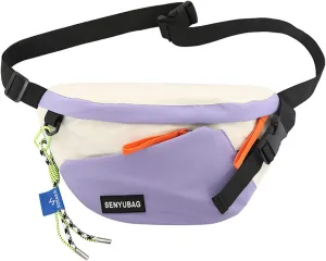 Shoulder Bags Men And Women Fashion Trend Capacity Messenger Bag Simple Casual Camping Bags Shoulder (Purple, One Size)