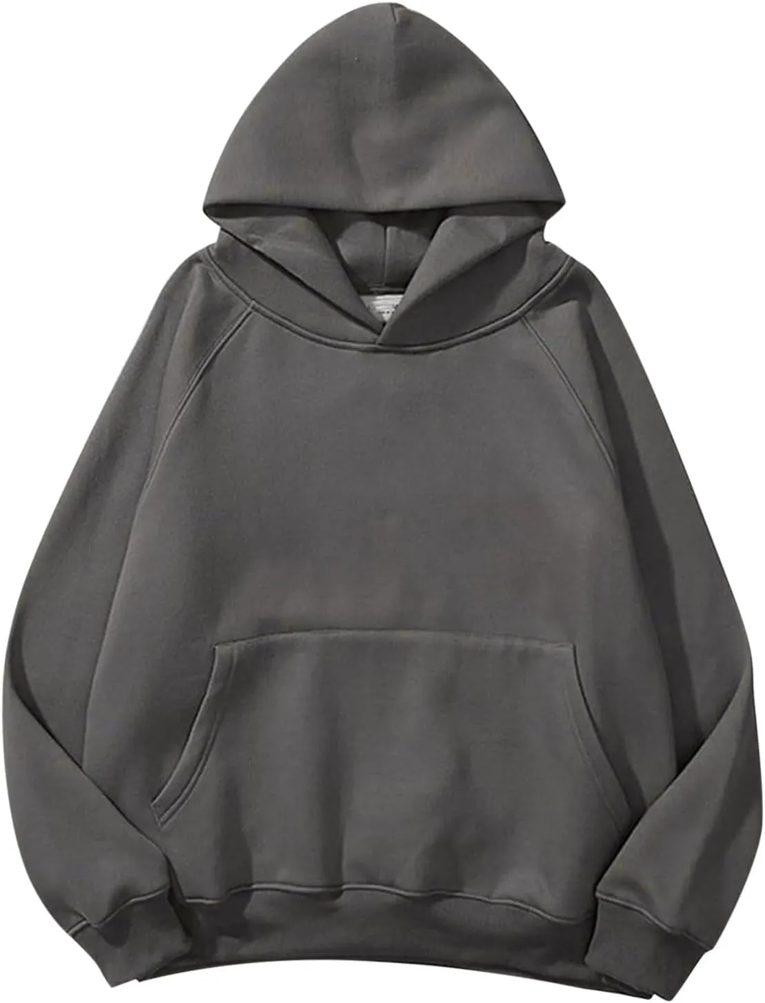 Solid Hoodies for Women Oversized Raglan Long Sleeve Pullover Top Casual Loose Sports Sweatshirt with Pockets