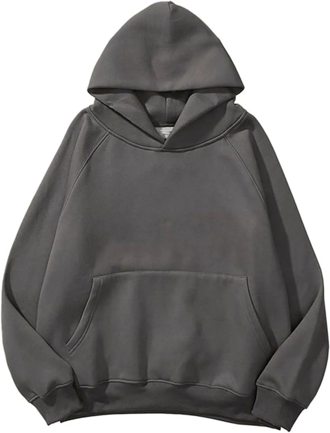 Solid Hoodies for Women Oversized Raglan Long Sleeve Pullover Top Casual Loose Sports Sweatshirt with Pockets