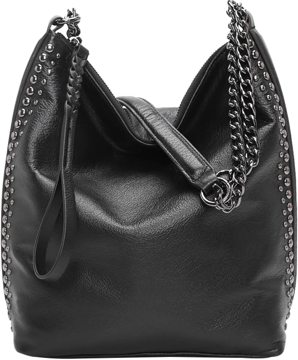 Studded Purse Y2k Tote Bag for Women Vegan Leather Bag Studded Bag 2000s Purse Punk Aesthetics