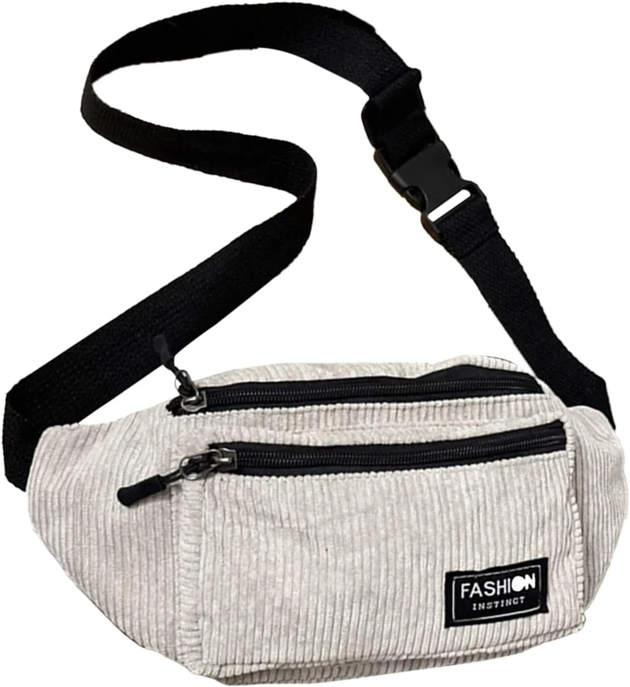 Study Materials Men Chest Bag Texture Body Small Bag Sports Waist Bags Casual Shoulder Bags For Men (Grey, One Size)