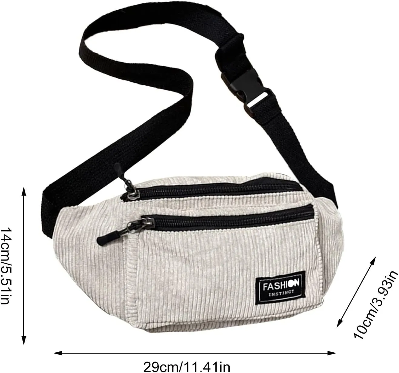 Study Materials Men Chest Bag Texture Body Small Bag Sports Waist Bags Casual Shoulder Bags For Men (Grey, One Size)