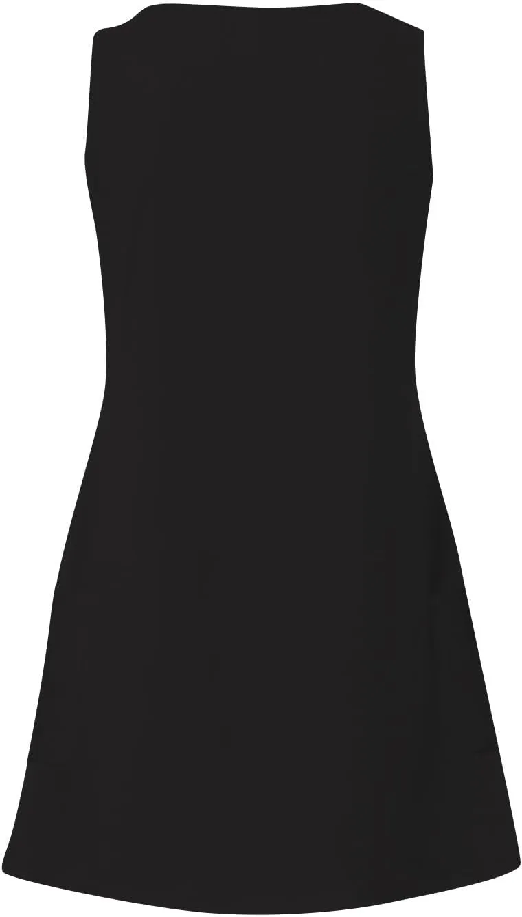Summer Dresses for Women 2025 Vacation Beach Mini Dress V Neck Sleeveless Swing Tank Sundresses with Pockets