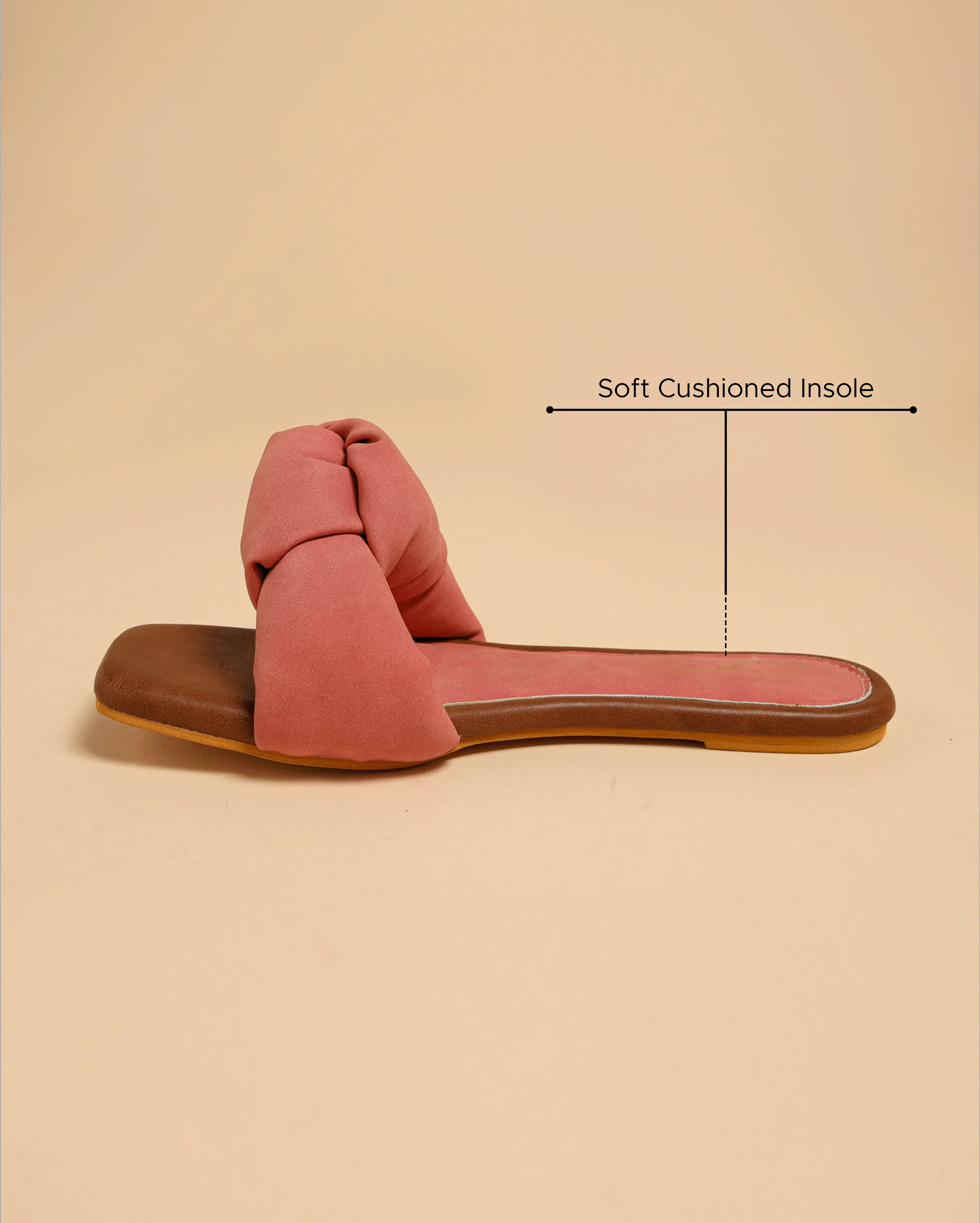 Teaberry Knoted Flats
