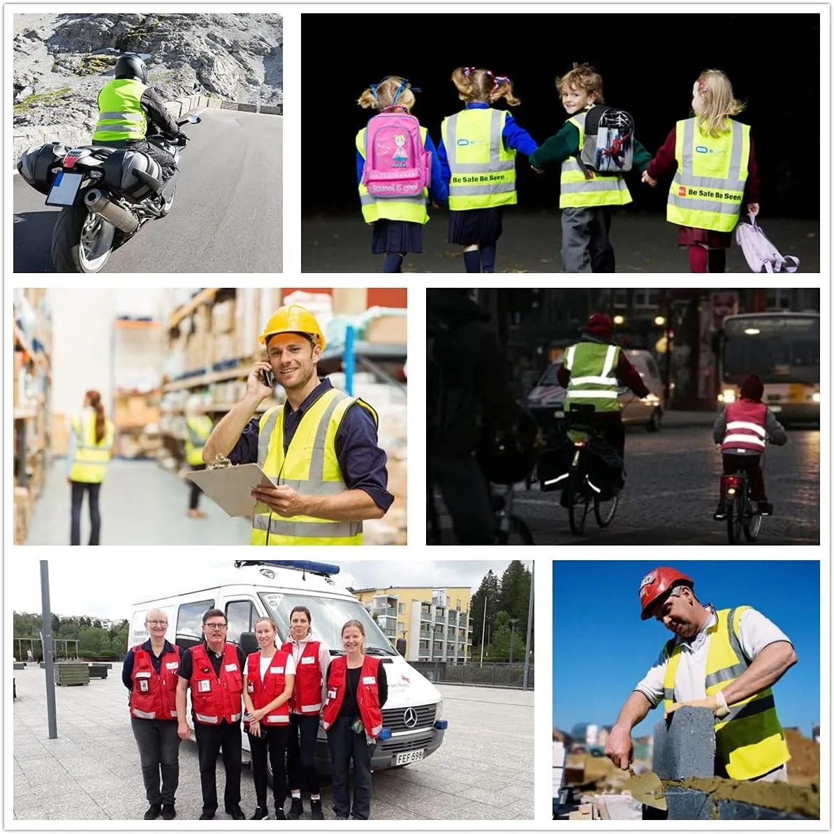 Tydon Guardian Reflective Safety Vest for Women Men High Visibility Security With Pocket Zipper Front Meet ANSI/ISEA Standard