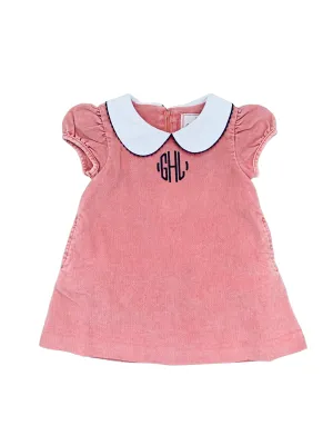 Washed Cord Nantucket Red  Dress