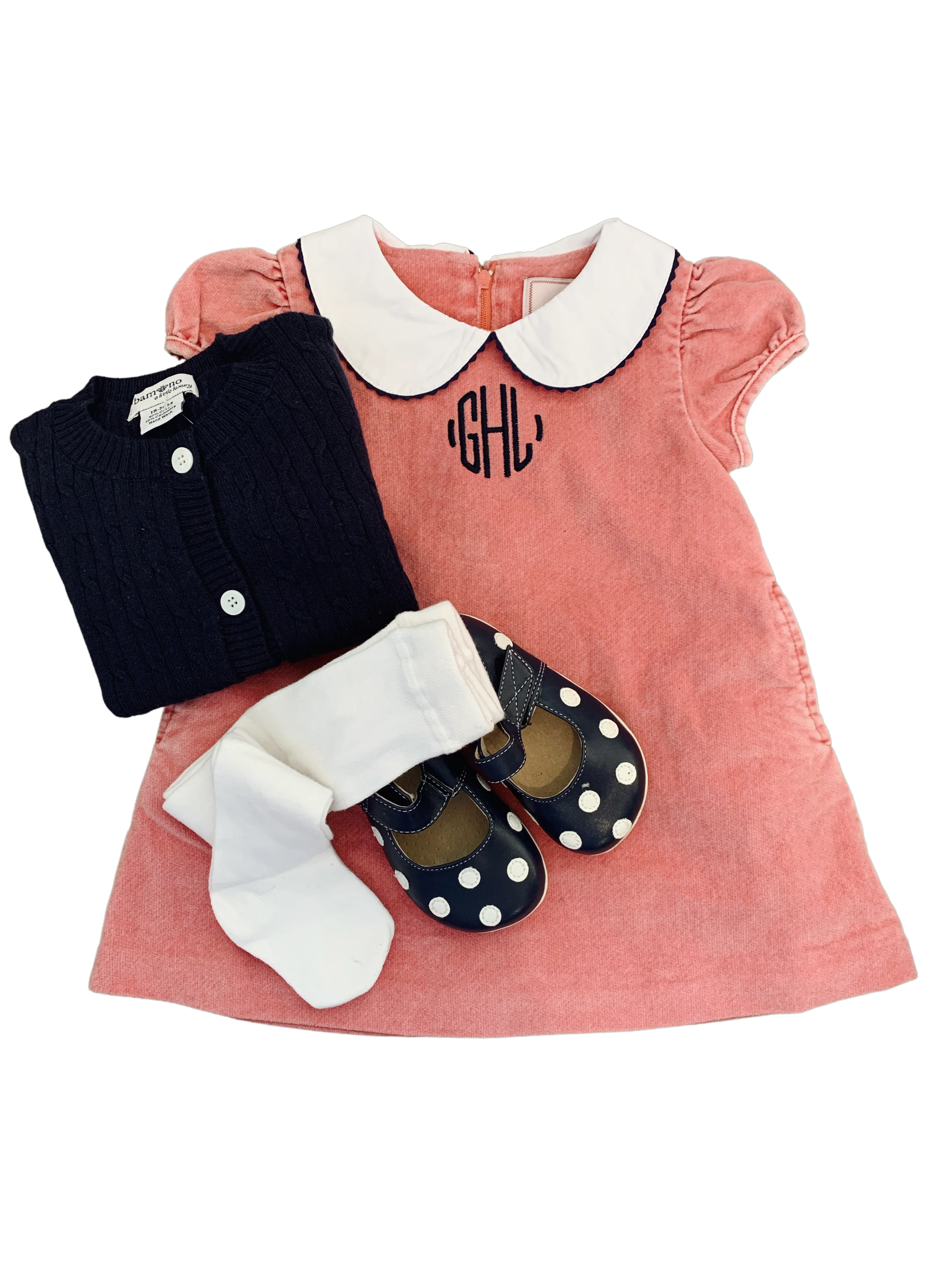 Washed Cord Nantucket Red  Dress