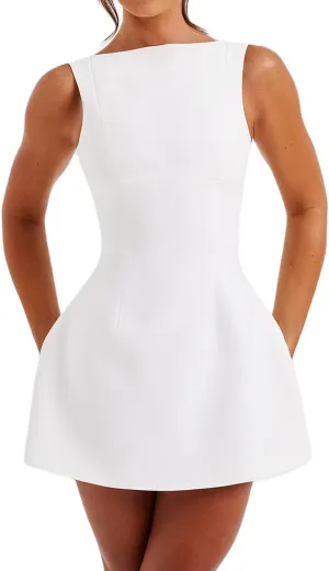 Women Floral Printing Sleeveless Mini Dress Off Shoulder Deep V Neck Slim Spaghetti Strap Bodycon Short Sundress