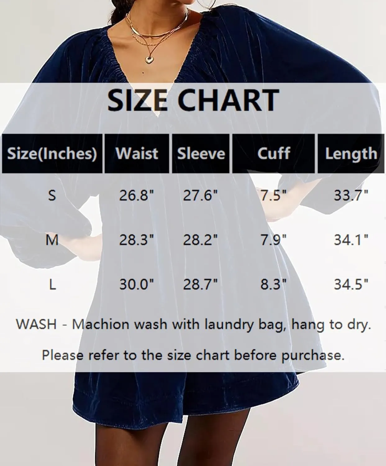 Womens Velvet Mini Dress Deep V Neck Puff Sleeve Elastic High Waist A-Line Swing Short Dress